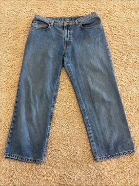 Vintage Ralph Lauren Polo Jeans Co Cropped Saturday Jean, Womens 14